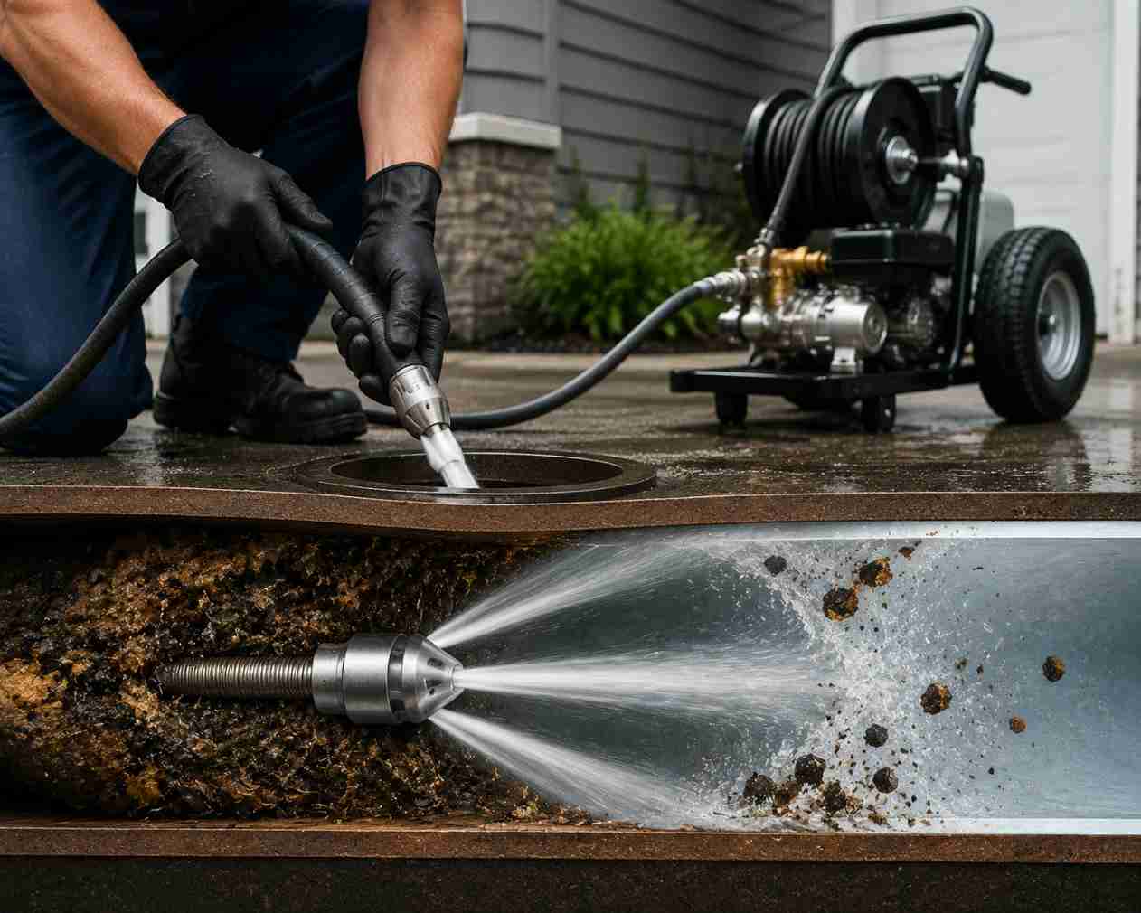 Hydrojetting Is About Restoring the Pipe, Not Just Pushing Through a Clog