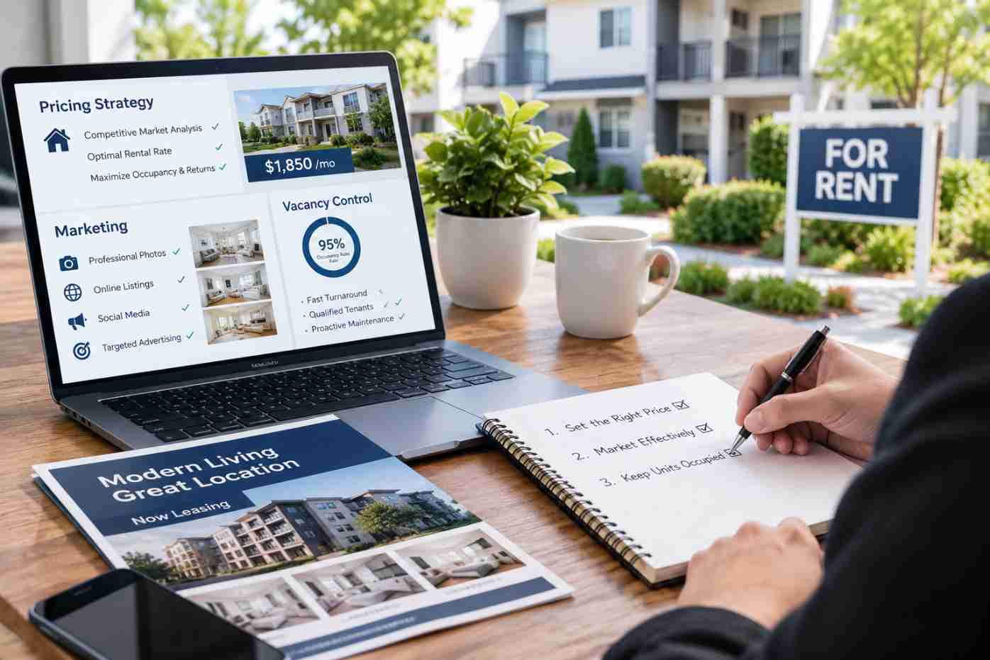Pricing, Marketing, and Vacancy Control,of properties